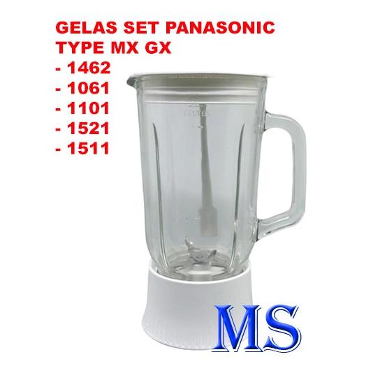 GELAS SET BLENDER KACA MODEL PANASONIC MX-GX 1462 1061