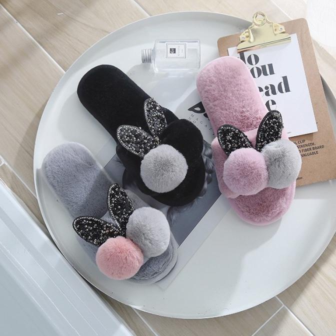 Sandal Rumah Indoor / Sandal Import Hangat Lucu Empuk Anti Slip - 2 TERGOKIL