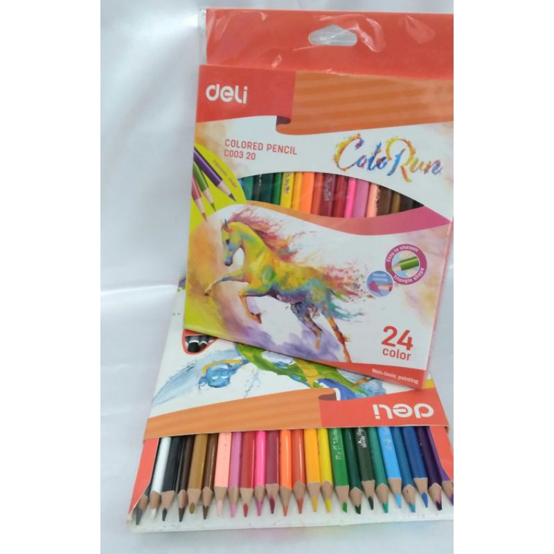 

DELI PENSIL WARNA C-00320/TRIANGULAR SHAPE