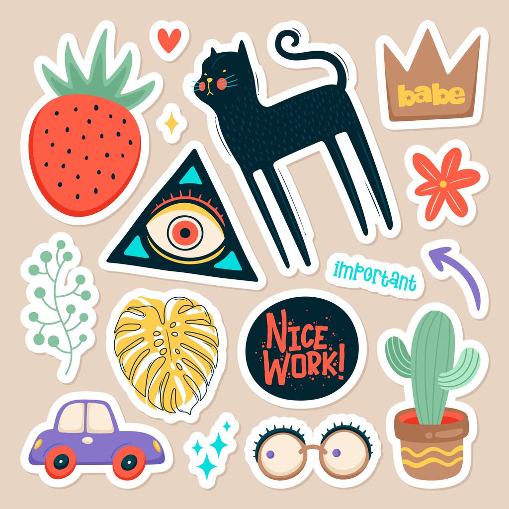 

Sticker vintage | Sticker aesthetic | Sticker Journal