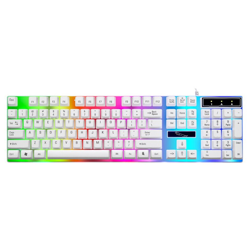 Gaming Keyboard dan Mouse  RGB / Set Gaming Mouse dan Keyboard USB Cable RGB Led