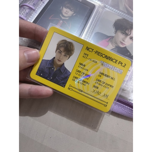 [READY] ID CARD / PHOTOCARD (PC) XIAOJUN Official - Resonance Pt 2 (Departure)