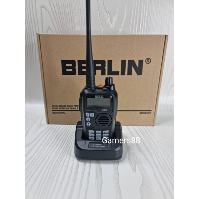 HT BERLIN CX5 DUALBAND - HT BERLIN CX-5 VHF UHF MURAH