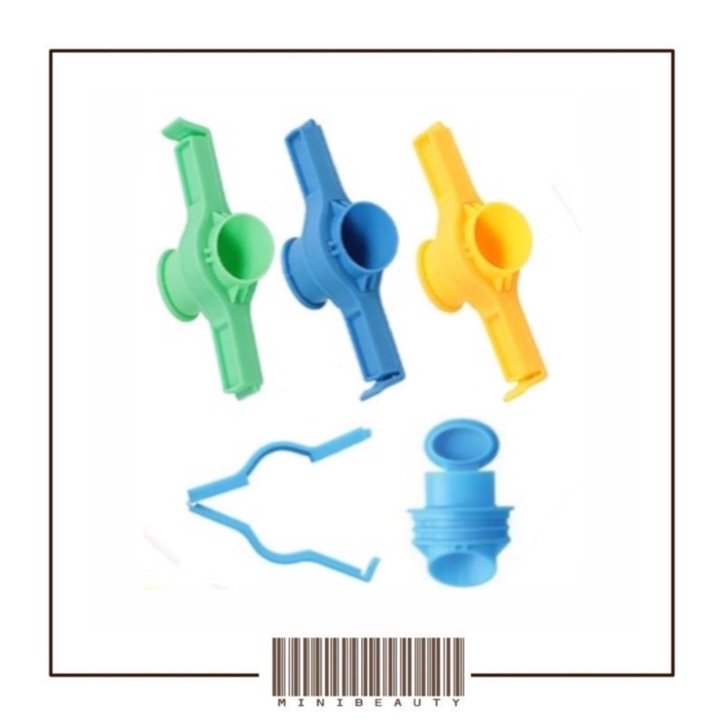 klip segel corong penjepit plastik cemilan snack penutup kemasan bungkus makanan sereal bumbu dapur detergen food sealing clip nozzle cap serbaguna