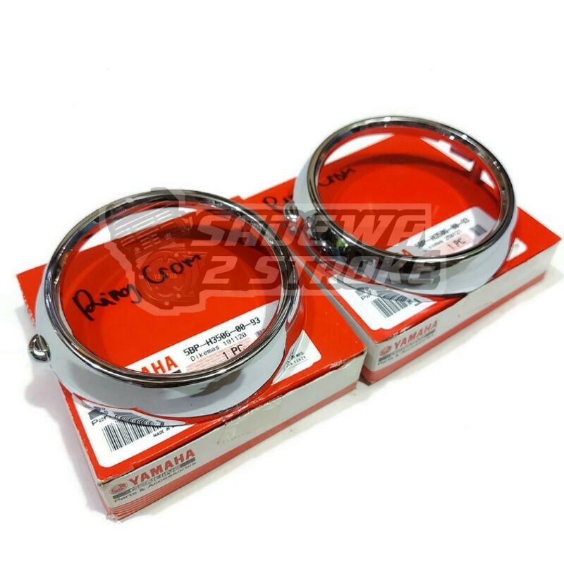 RING SPIDOMETER RX KING 2004 CROME SEPASANG ORIGINAL YAMAHA