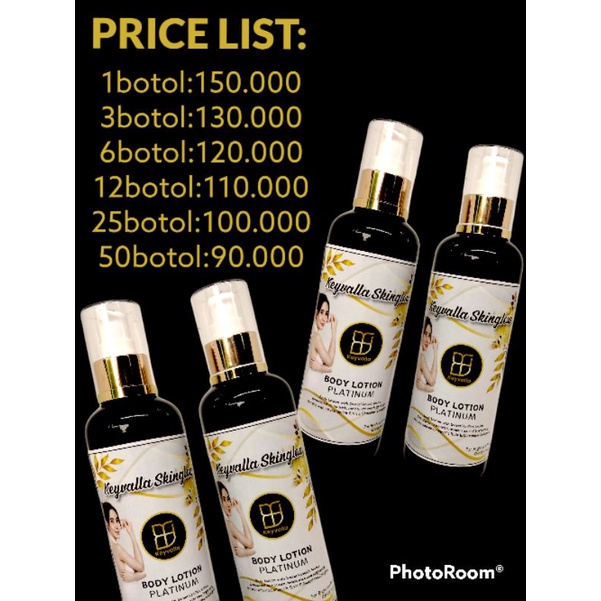 BODY LOTION PLATINUM