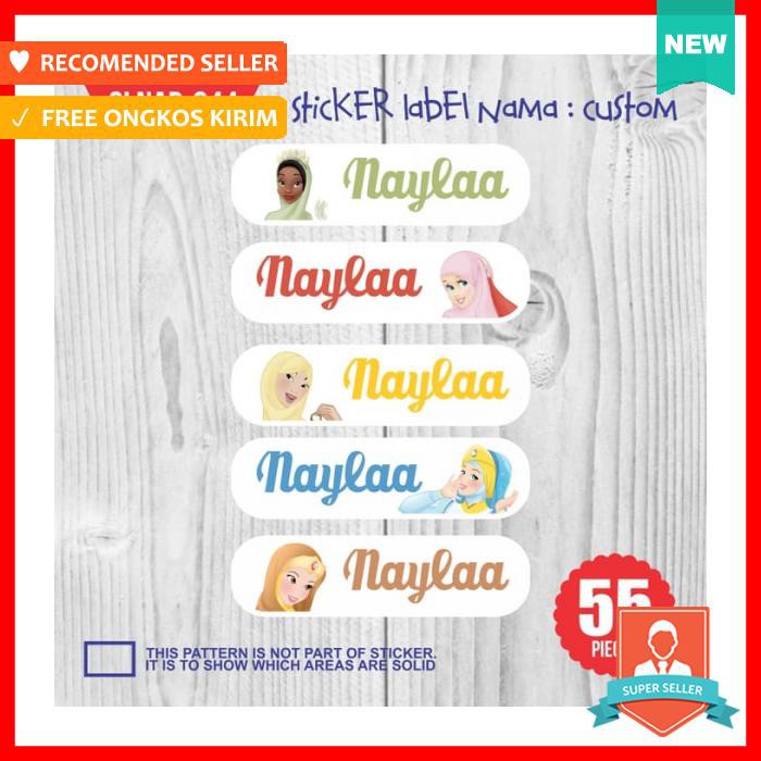 

Sticker Label Nama Anak Kartun Cewek Gilr Princess Muslim Slnap 044 - Pengikat & Perekat - Stiker