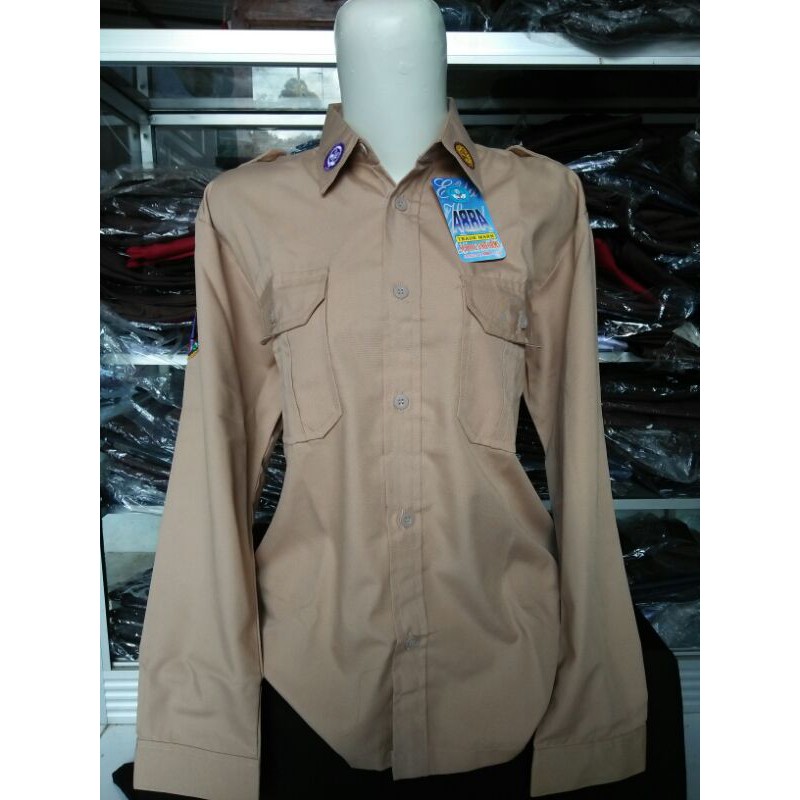 seragam sekolah pramuka panjang SMP wanita kelas 1-3 - Baju Seragam sekolah Pramuka Baju Pramuka