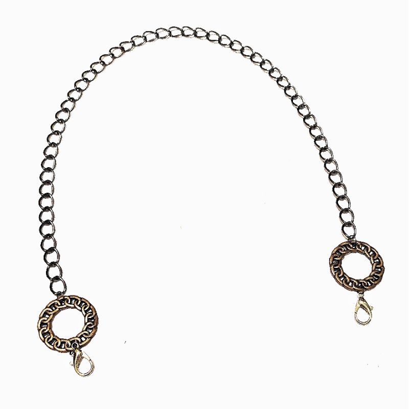 Kalung Gantungan Masker Strap Mask Hanging Bronze Vintage Ethnic Circle Big Chain Series