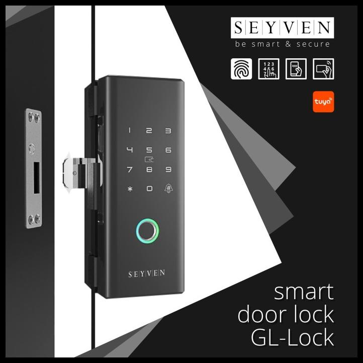 Smart Lock Pintu Kaca Sliding Pintu Geser With App Smart Door Lock