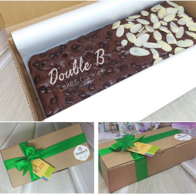 

Brownies panggang (Fudgy Brownies)