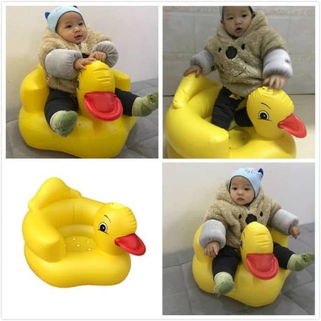 SOFA KURSI MERITON Baby Seat - INFLATABLE CHAIR Angin Tiup Makan Anak