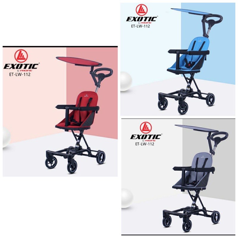 STROLLER TRAVELING KURSI DORONG ANAK/ BAYI Exotic stroller ET-LW 112 Baby Stroller mainan bayi/Rider Magic Stroller Exotic