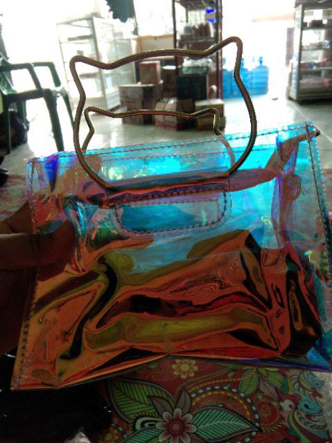 GGS Tas Hologram Kitty Tas Fashion Import Tas Murah Batam 