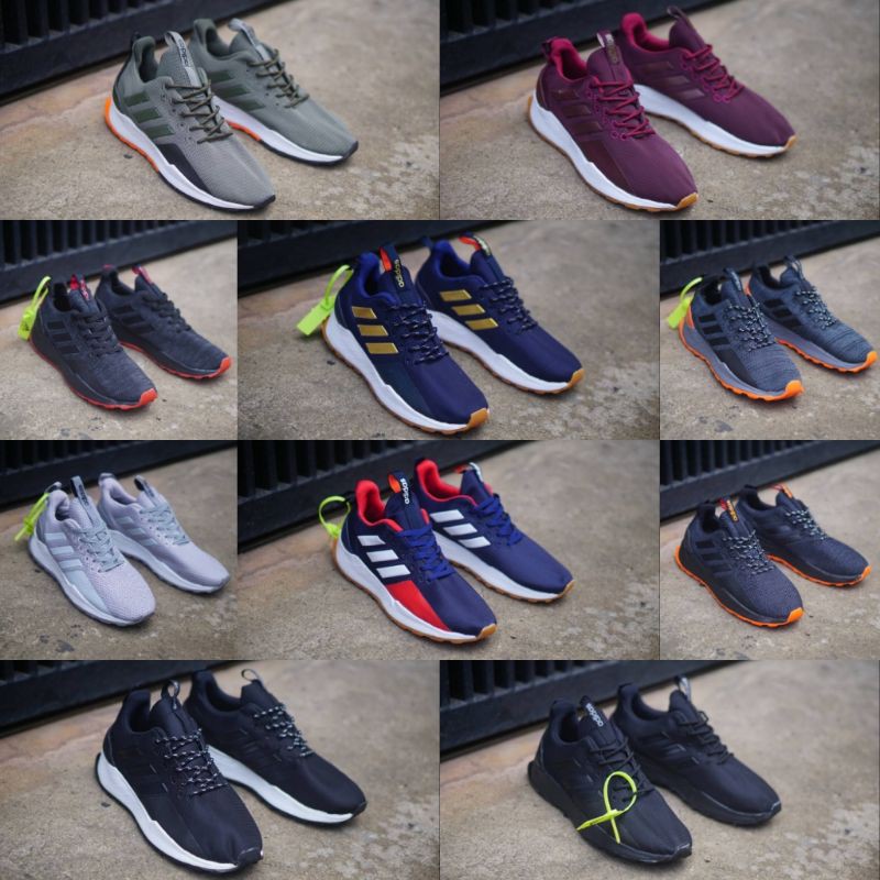 Sepatu Adidas Questar Pria -Grade Ori, Ukuran 39-43