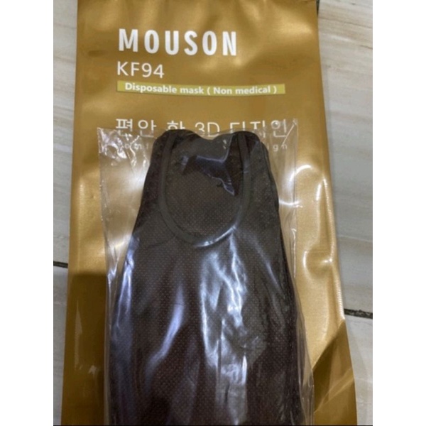 Masker Mouson KF94  warna Coklat tua (pcs)