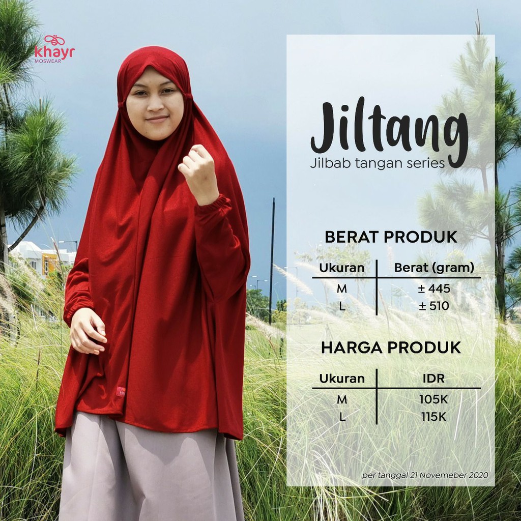 JILTANG jilbab tangan by Khayr Moswear