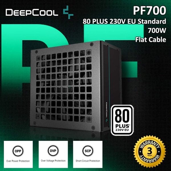 Power Supply Deepcool PF700 - 700W Flat Cable