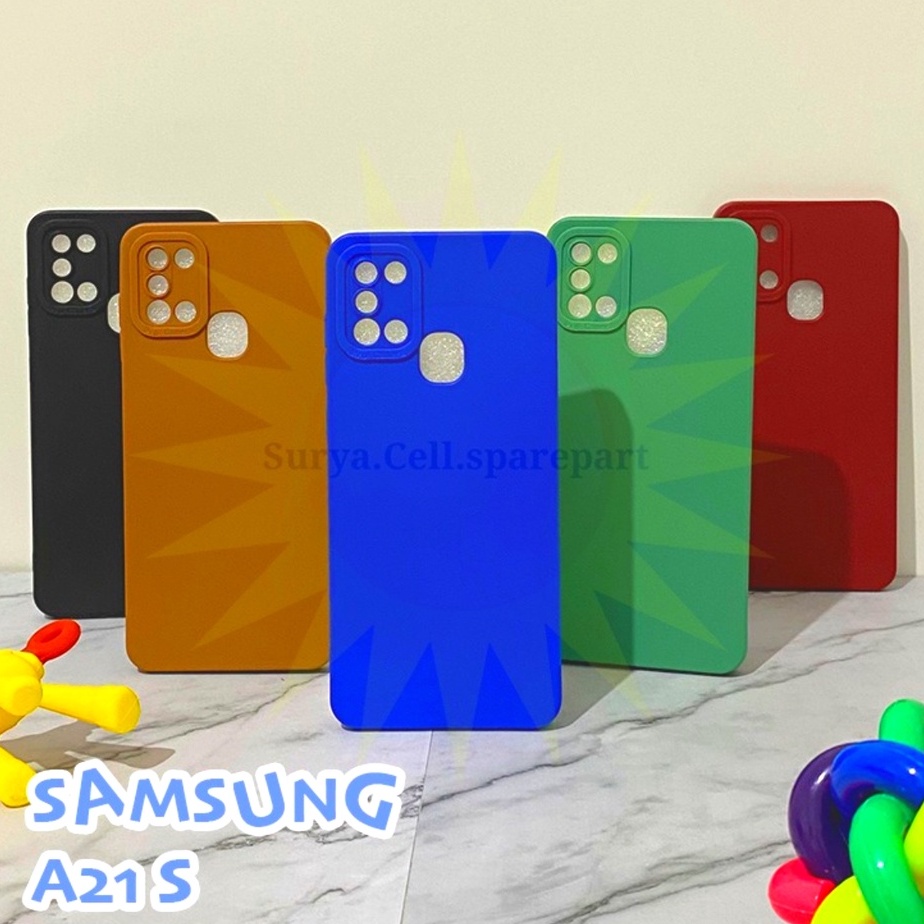 Case Slim Matte Pro Camera Samsung A21S - SC