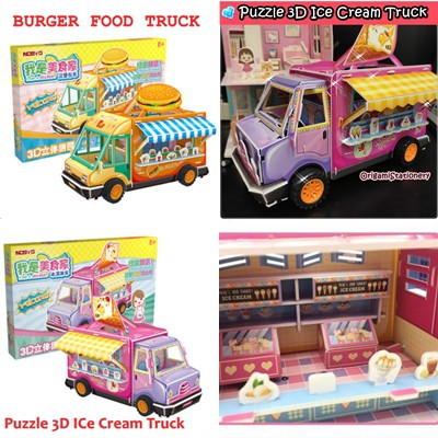 [ORGM] *Natal* Mainan Edukasi Puzzle 3D Food Truck Xmas Train