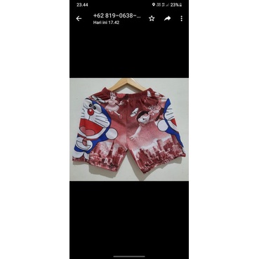 boxer motif doraemon