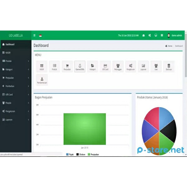 Aplikasi Web PHP POS Kasir Penjualan Barang