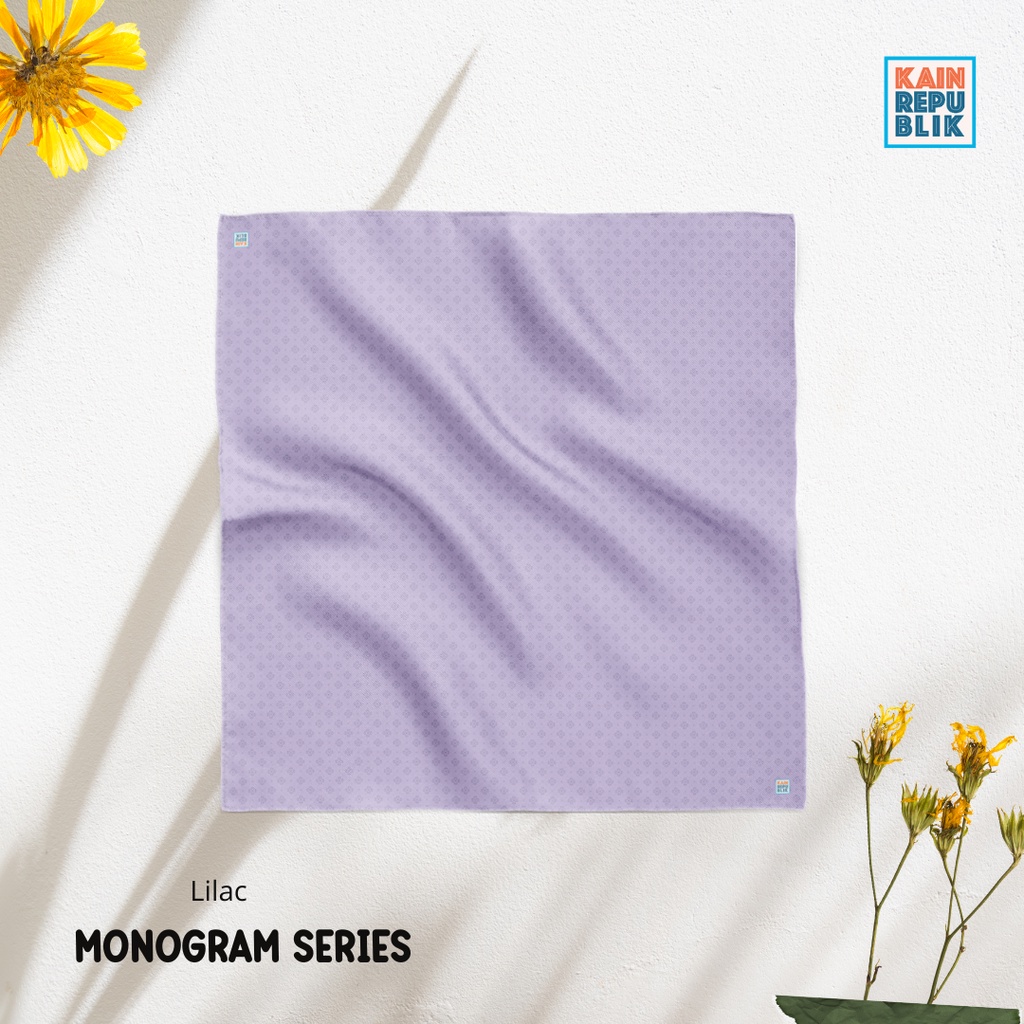 KAINREPUBLIK | MONO LILAC ( Ultrafine/Superfine Voal Hijab Premium)