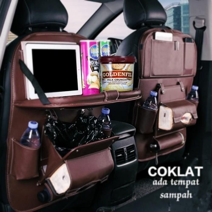 CAR SEAT ORGANIZER TAS BELAKANG JOK MOBIL TANPA MEJA