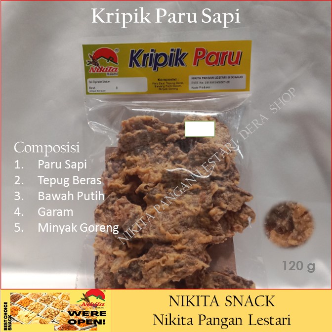 rambak sapi 100g,gurih,renyah,rasa istimewa,harga murah meriah,kualitas terjamin DERA Shop