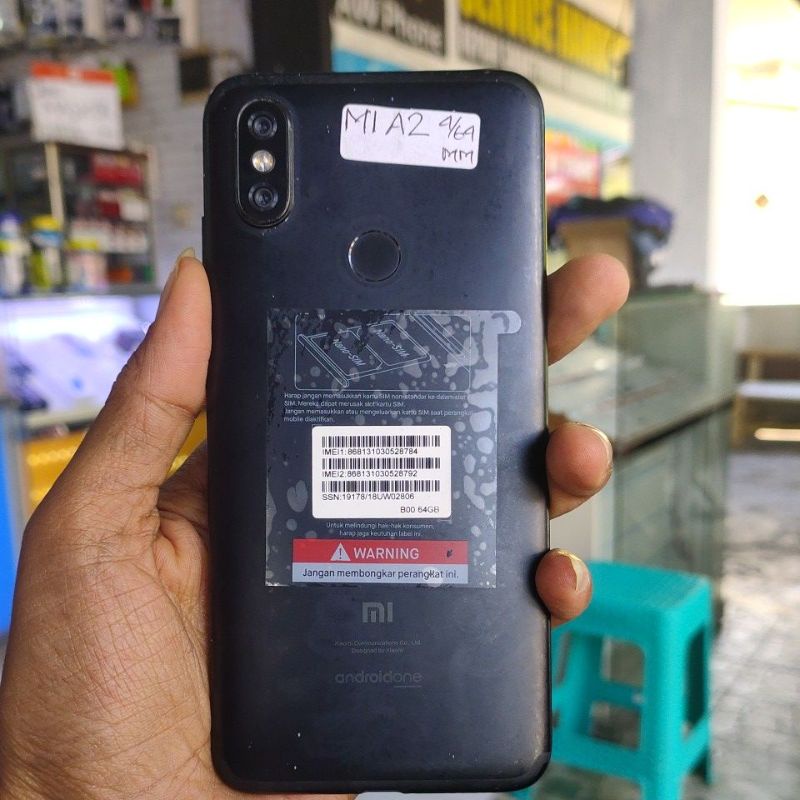 xiaomi mi a2 ram 4/64gb fullset second