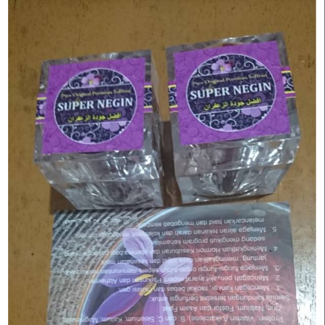 

SAFRON SUPER NEGIN Paket 2 kotak @1 gr/kotak