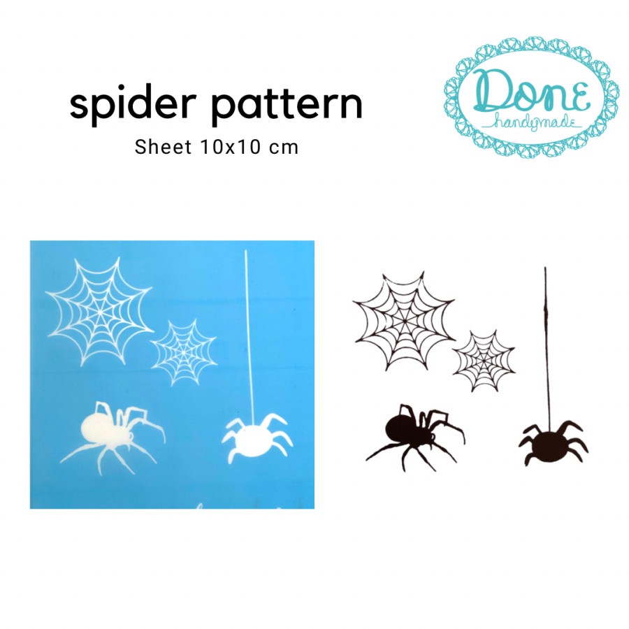 Silk screen halloween spider scrspbooking decoupage stencil alat resin alat dekorasi resin art ss8