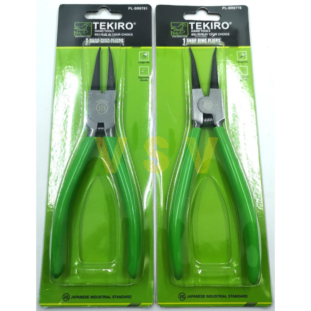 Tekiro tang snap ring 7&quot; set 2pc lurus / tang snapring 7&quot; set 2pc ES,IS