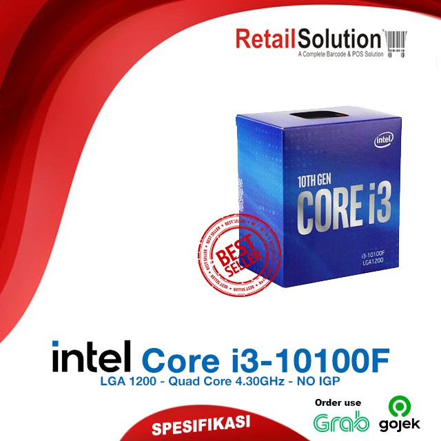 Processor CPU Intel LGA 1200 - Intel Core i3-10100F / i3 10100F BOX