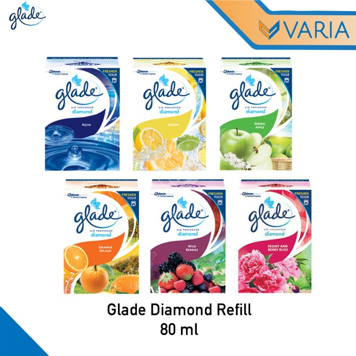 Glade Diamond Refill 80 ml Parfum Pengharum Ruangan Mobil Isi Ulang