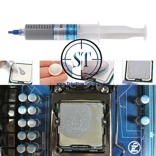 Pasta Processor CPU Thermal Paste Thermal Grease HY510 Suntik Besar Pendingin Cooller Peltier Processor Laptop