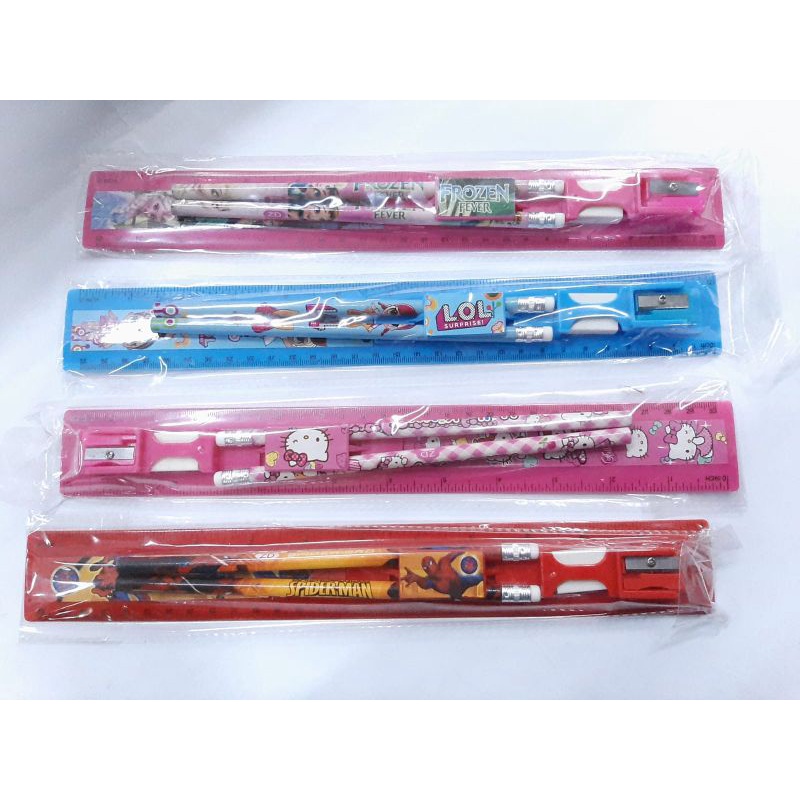 

Penggaris Mistar Ruler Jidar Set MT-761 PENGGARIS KARAKTER LUCU ANAK