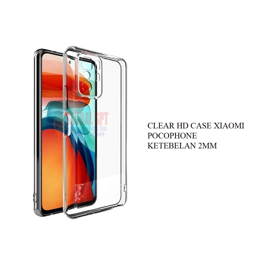 CLEAR HARD CASE TRANSPARAN KETEBALAN 2MM / XIAOMI POCOPHONE F2 PRO / K30 PRO / POCO F3 / REDMI K40 / POCO M3 / POCO M3 PRO 5G / NOTE 10 5G / POCO X3 NFC