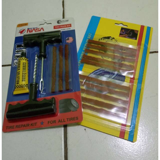 Alat tambal ban tubles motor set refill