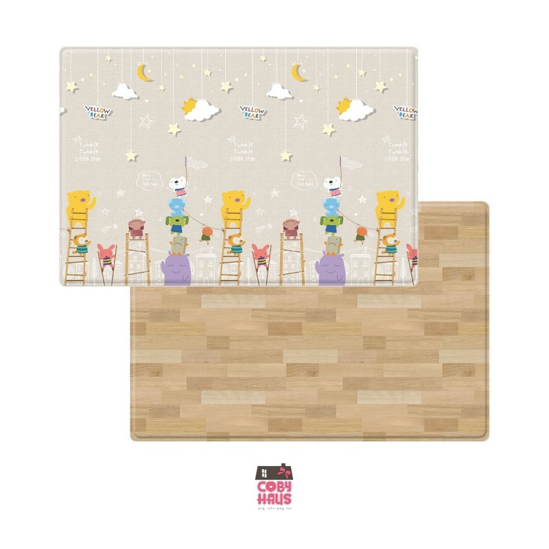 CobyHaus Playmat PVC Size XL (235 x 140 x 1.6 cm) - Twinkle Little Star