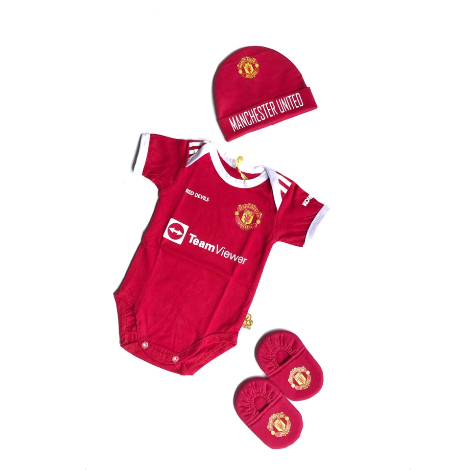 Jumper Bola Bayi Manchester United Home 2021