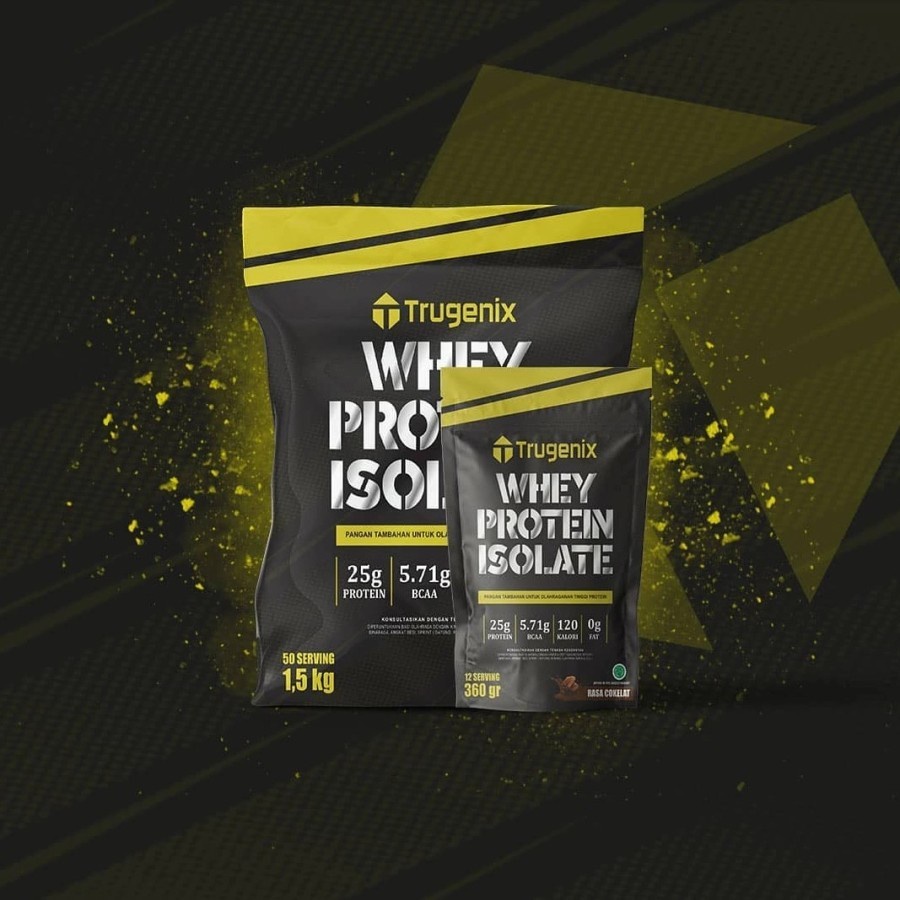 TRUGENIX WHEY PROTEN ISOLATE 12 servings Whey Pro Isolate Isopro minuman fitness