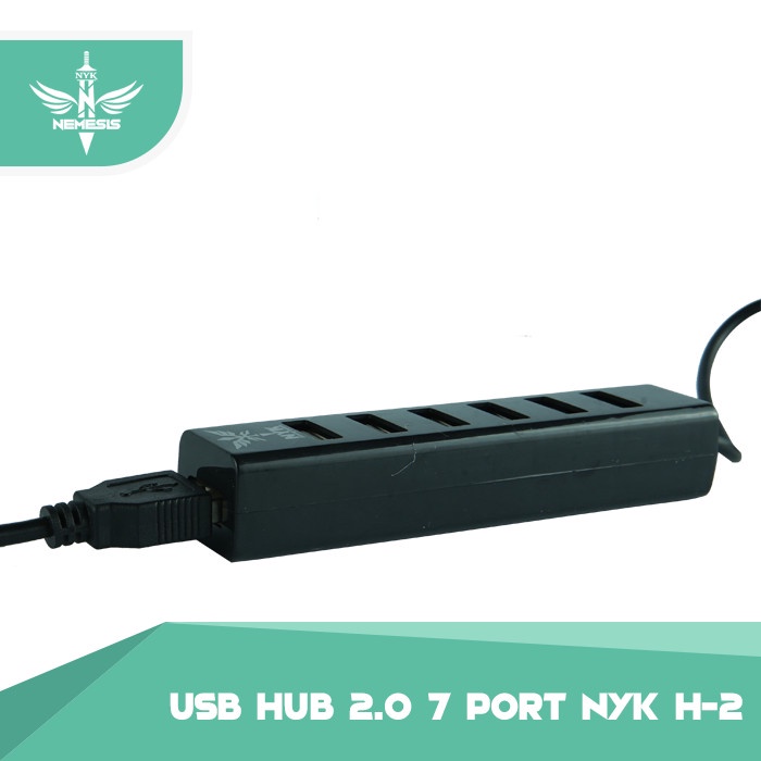 USB HUB 2.0 7 PORT NYK H-02 - SUPPORT 1 TB