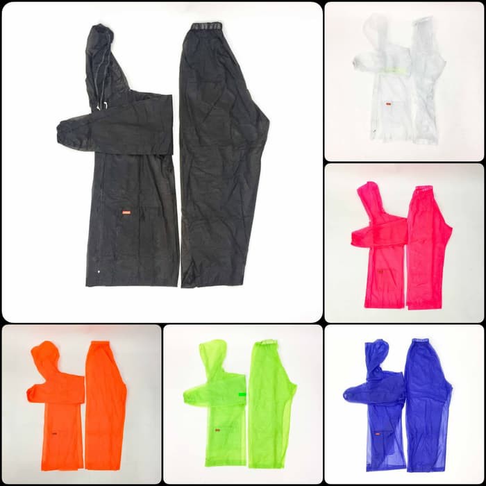 Jas Hujan Setelan Jaket Celana Raincoat ELMONDO ceria  - 935