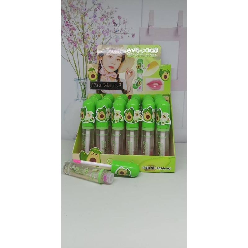 [ ECER ] KISSBEAUTY LIPGLOSS ALOEVERA &amp; HENGFANG GEL FLOWER