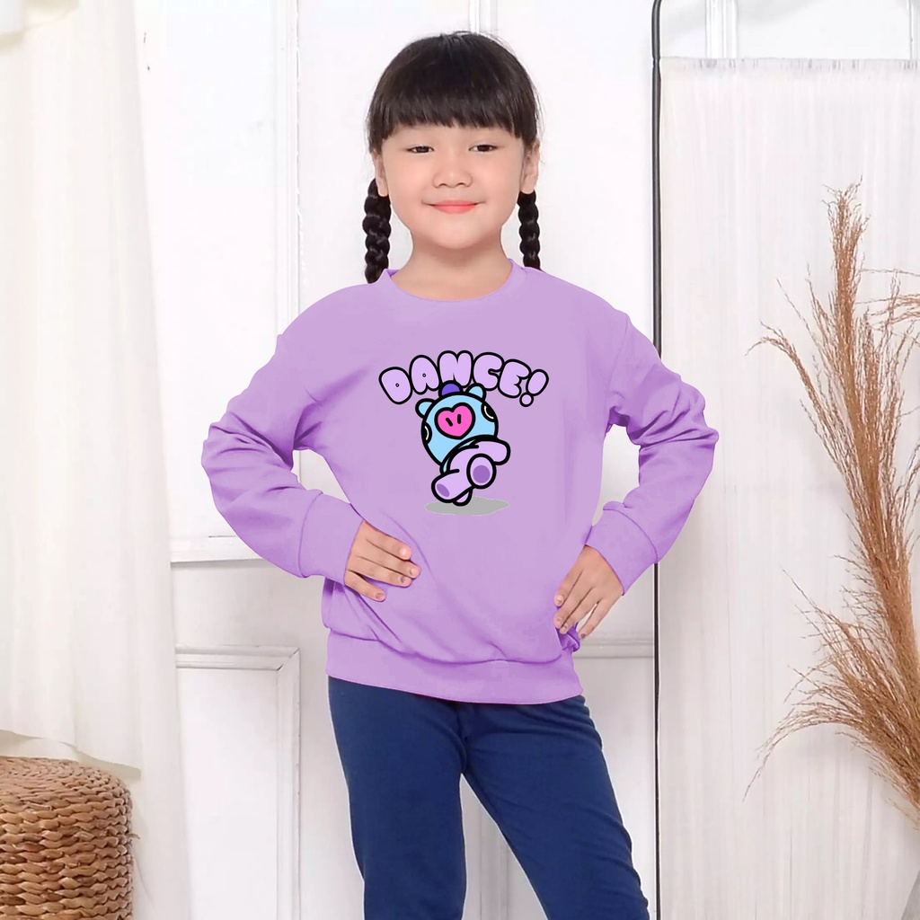 baju bt21DANCE anak perempuan / kaos bt21 anak perempuan / sweater bt21 anak perempuan / baju bts an