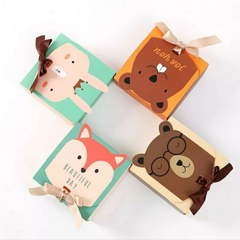 

Gift Box Animal Hampers Box Lipat Hadiah Kotak Kado Lucu