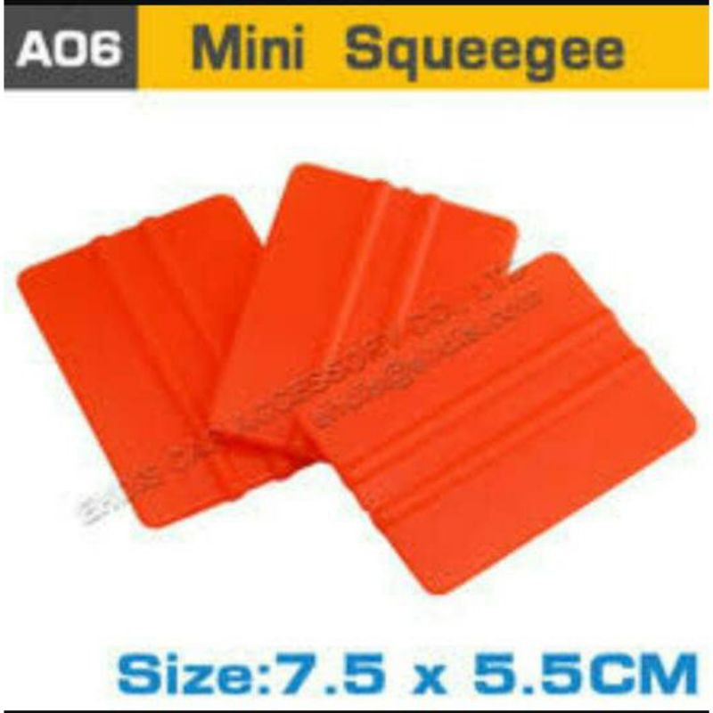 QG08 Rakel Mini : Kape ; Alat Wrapping Mini ; Mini Squeegee ; Scrap ; Serutan