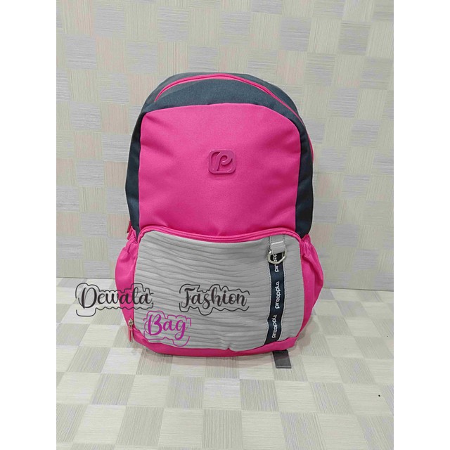 Pineapple ransel cewek tas punggung 32012 pink list cream