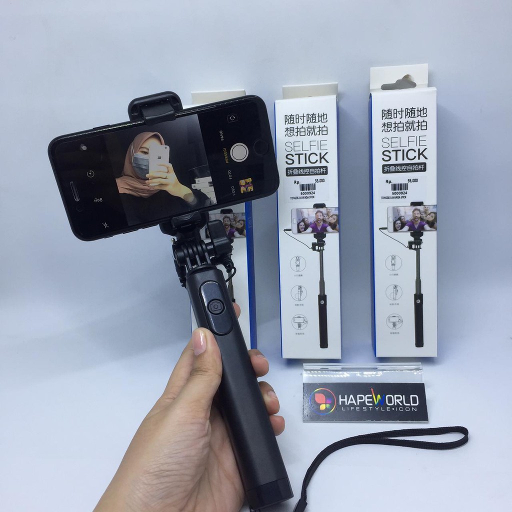 TONGSIS SELFIE STICK LAVANDA MURAH